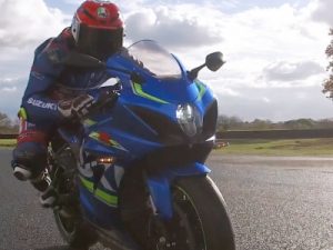 Taylor Mackenzie tests all-new GSX-R1000